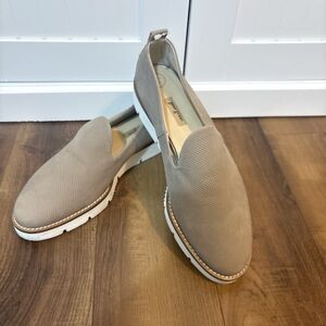 Mens Paul Green Minimalist Taupe Lug Sole Slip On Loafers Size 7